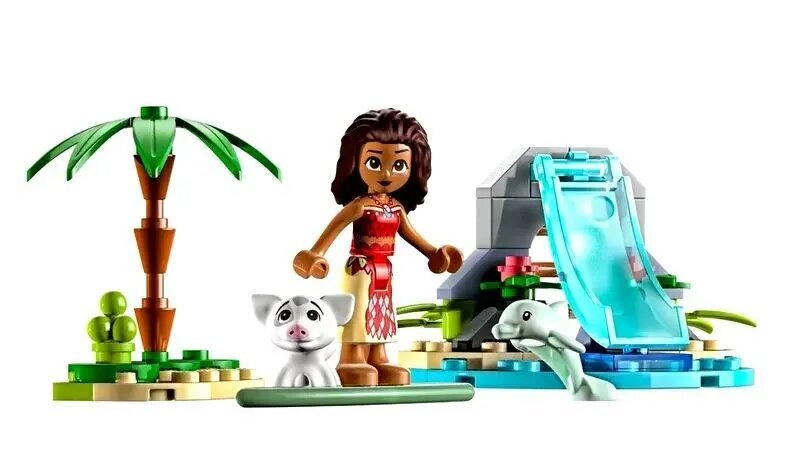 LEGO Disney printsess 306 46 Vaiana ja Delfi laht цена и информация | Klotsid ja konstruktorid | kaup24.ee