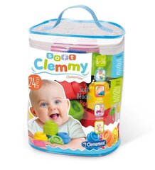 Clementoni Clemmy Baby Art.14889 Мягкий конструктор,24 шт цена и информация | Конструкторы и кубики | kaup24.ee