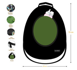 Защитный чехол для сидения (для спинки автомобильного сидения) La bebe™ Car Seat Back Protector Avocado Art.148757 Black 2000001487570 цена и информация | Аксессуары для автокресел | kaup24.ee