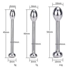Roostevabast terasest ureetra masturbaatorid 3 tk hind ja info | Peeniserõngad, mansetid jne. | kaup24.ee