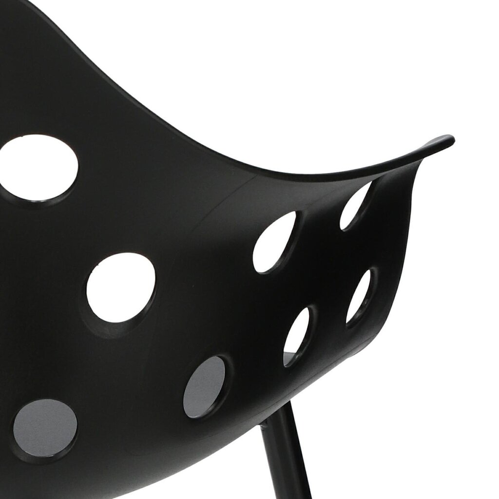 Sajt tool must plastikust hind ja info | Söögilaua toolid, köögitoolid | kaup24.ee