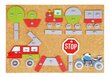 Mosaiik koos haamri ja naeltega Hammer Game Vehicles, Lena, 65826 hind ja info | Arendavad mänguasjad | kaup24.ee