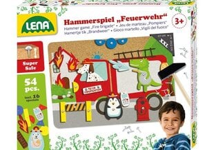 Mosaiik koos haamri ja naeltega "Fire Brigade", Lena, 65836 цена и информация | Развивающие игрушки | kaup24.ee