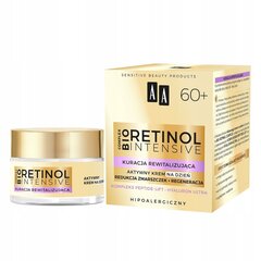 Päevakreem AA Retinol Intensive 60+ Active, 50 ml hind ja info | Näokreemid | kaup24.ee