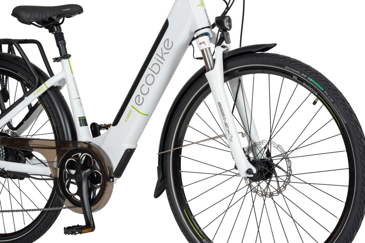 Elektrijalgratas Ecobike X-Cross 14,5 Ah Greenway, valge hind ja info | Elektrirattad | kaup24.ee