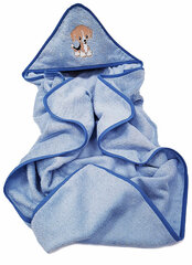 Детское полотенце с капюшоном Puppy, синий цвет цена и информация | Полотенца | kaup24.ee