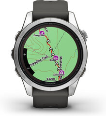 Garmin fēnix® 7S Pro Solar Silver/Graphite hind ja info | Nutikellad (smartwatch) | kaup24.ee