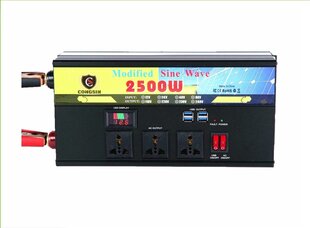 DC / AC pingemuundur Powermax 12V-24V - 220V 2500W hind ja info | Muundurid, inverterid | kaup24.ee