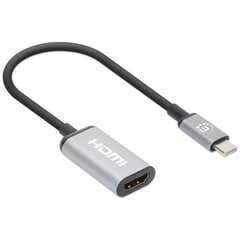 Adapter Manhattan USB-C 3.2 HDMI 4K*60Hz цена и информация | Адаптер Aten Video Splitter 2 port 450MHz | kaup24.ee