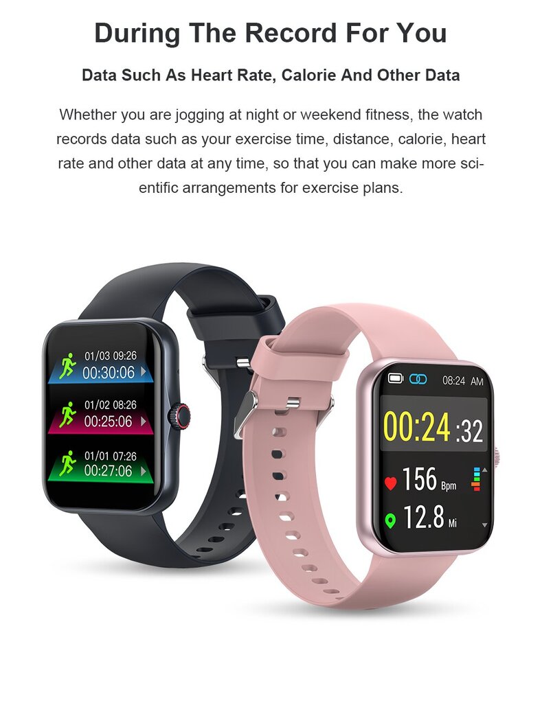 Livman S80 Pro Pink hind ja info | Nutikellad (smartwatch) | kaup24.ee