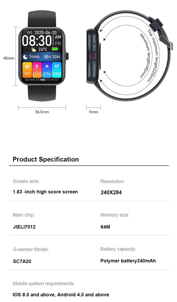 Livman S80 Pro Pink hind ja info | Nutikellad (smartwatch) | kaup24.ee