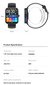 Nutikell; Smartwatch LIVMAN S80 PRO hind ja info | Nutikellad (smartwatch) | kaup24.ee