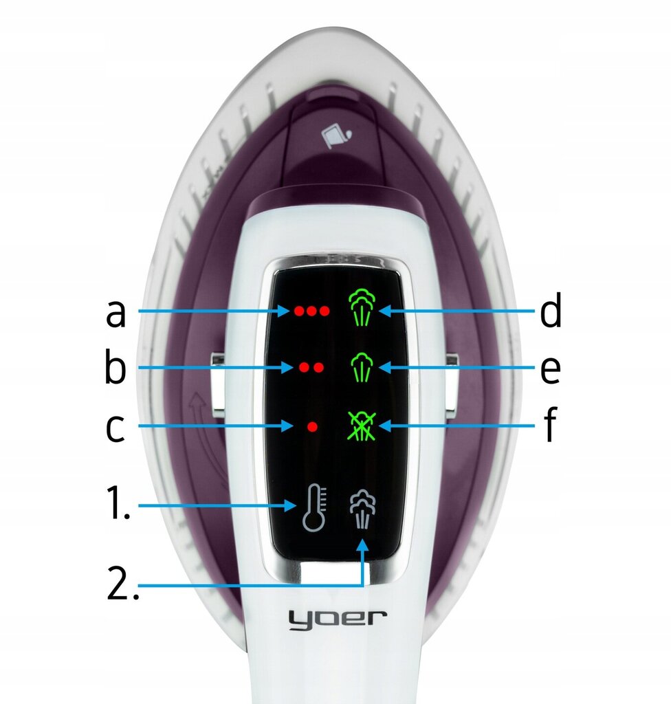 Aurutriikraud Yoer X-Smooth HGS01WP 2in1 цена и информация | Aurutriikrauad | kaup24.ee