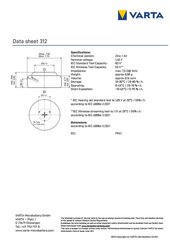 Kuuldeaparaadi patareid 312 Varta, 6 tk hind ja info | Patareid | kaup24.ee