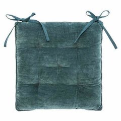 Синяя бархатная подушка для стула цена и информация | Подушки, наволочки, чехлы | kaup24.ee