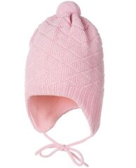Lenne beebide meriinovillane müts Abby 23370*176, roosa 4741593443350 цена и информация | Шапки, перчатки, шарфы для девочек | kaup24.ee