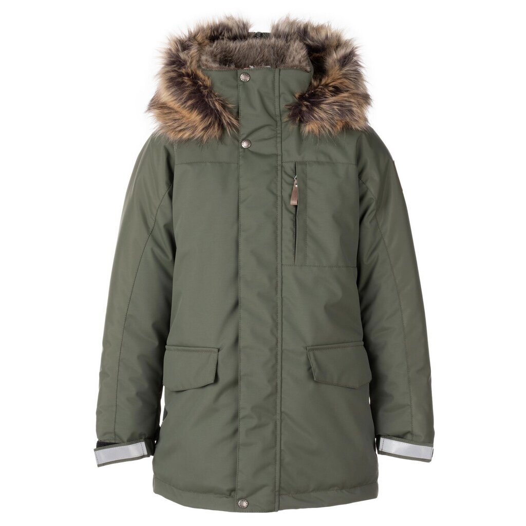 Lenne laste parka 250g Janno 23368*330, oliiv 4741593441325 цена и информация | Poiste joped | kaup24.ee