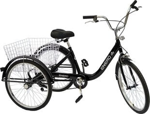 Велосипед Enero Rehabilitation 24", черный цена и информация | Велосипеды | kaup24.ee