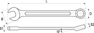 Lehtsilmusvõti Yato 1-1/8" = 28,6mm YT-4884 hind ja info | Käsitööriistad | kaup24.ee