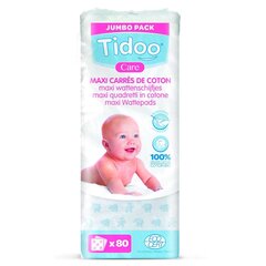 Tidoo Nature Cotton Art.142565 Ватные диски, 80 шт цена и информация | Гигиенические товары | kaup24.ee