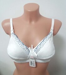 Бюстгальтер для кормления La Bebe™ Lingerie Bio Cotton Art.30707 White  цена и информация | Товары для кормления | kaup24.ee