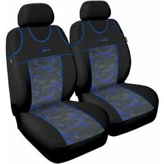 Чехлы передних сидений Stylus, черный с синим цена и информация | Sėdynių uždangalai | kaup24.ee
