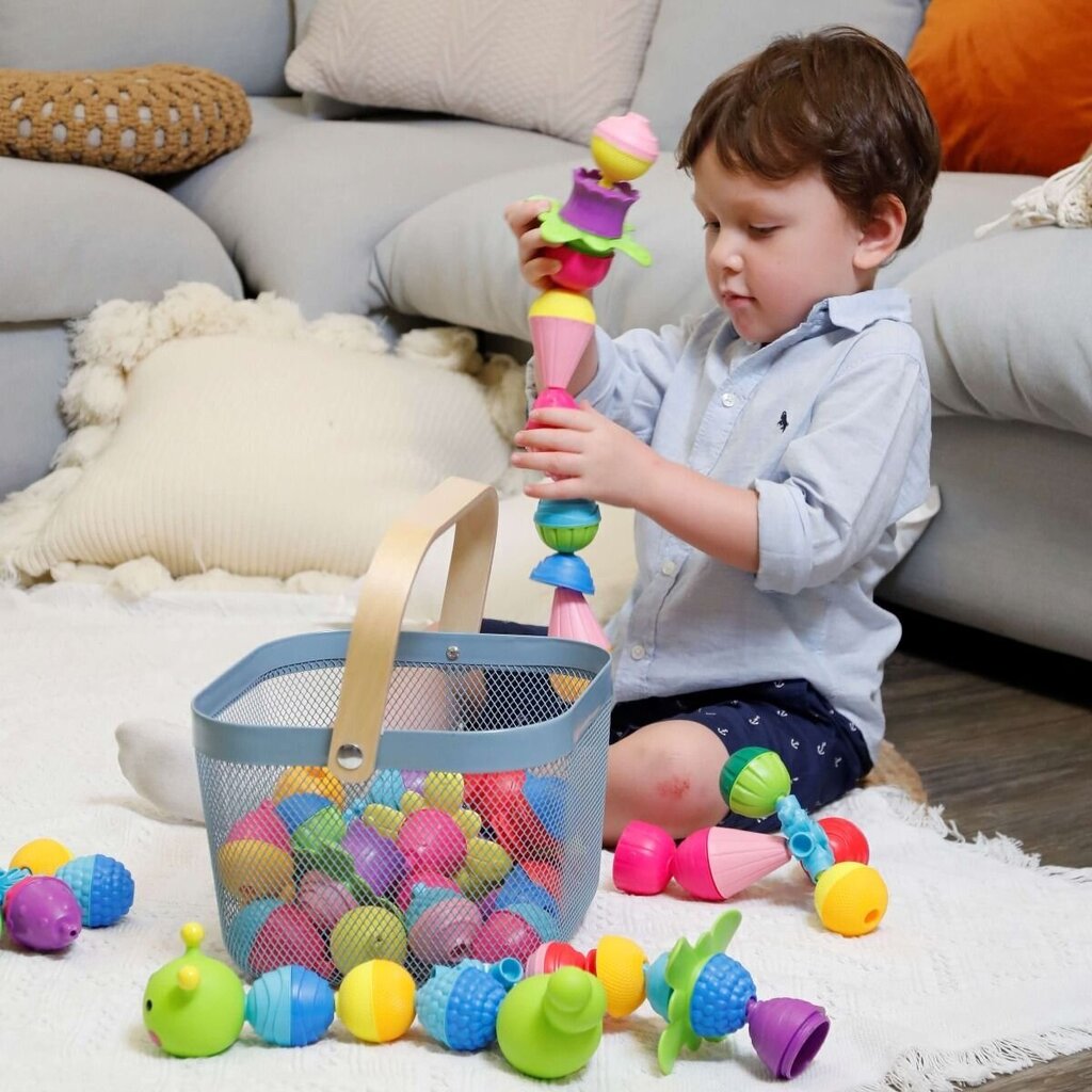 Klotside ja pallide komplekt Trefl Lalaboom 61080, 36 tükki цена и информация | Imikute mänguasjad | kaup24.ee