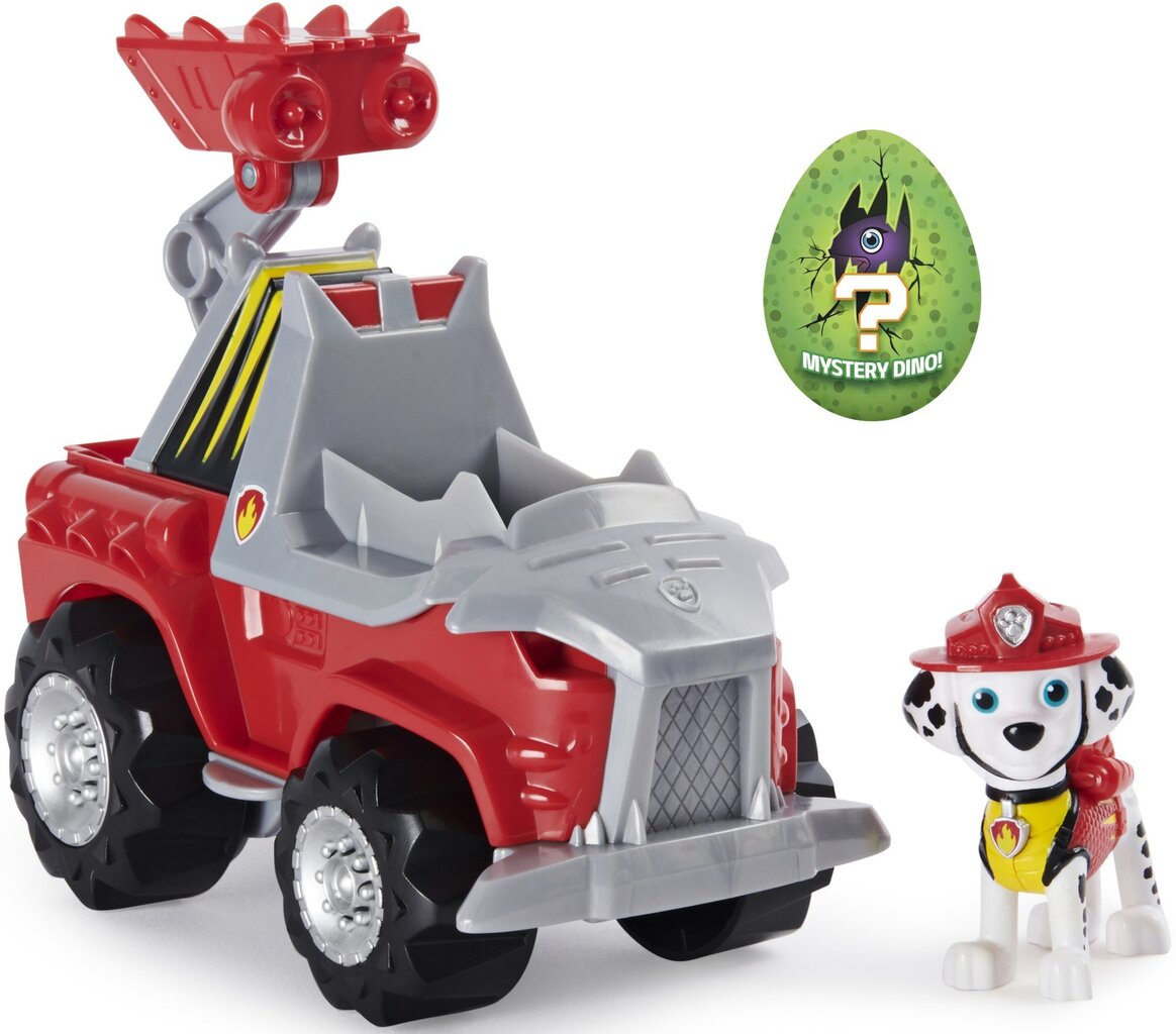 Tuletõrjeauto Paw Patrol Dino Rescue Marshall ja dinosaurus hind ja info | Poiste mänguasjad | kaup24.ee