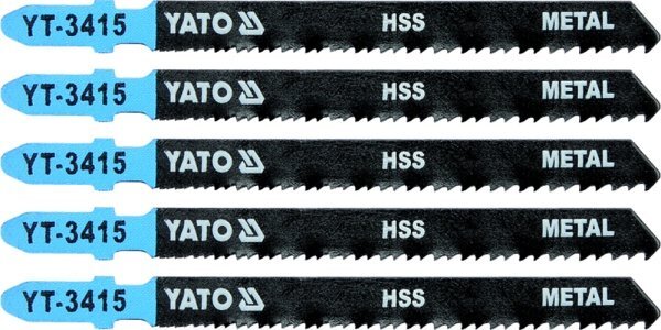 Tikksaetera Yato 100mm metalli 5 tk, T HCS, TPI24-10 YT-3415 hind ja info | Elektrilised saed, mootorsaed ja tarvikud | kaup24.ee