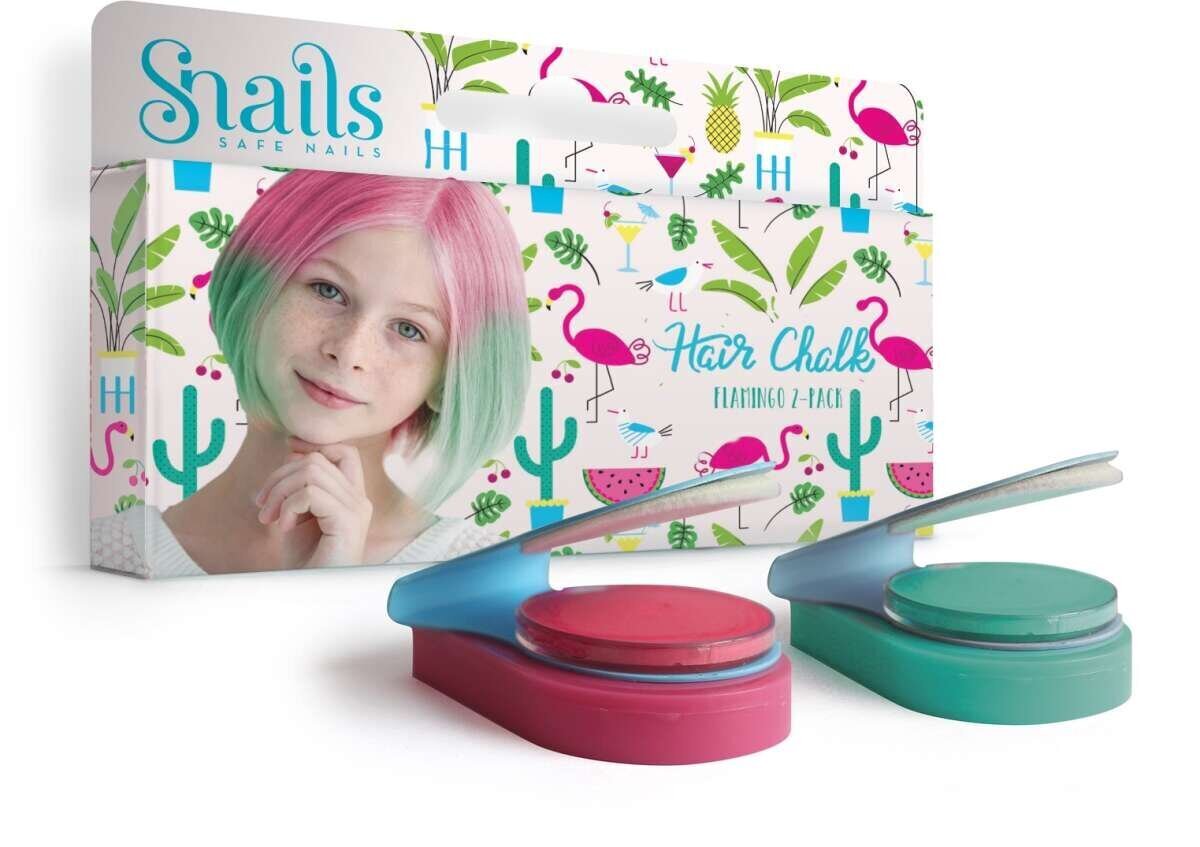 Snails Hair Chalks Flamingo Art.0782 цена и информация | Laste ja ema kosmeetika | kaup24.ee
