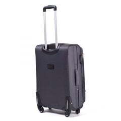 Средний чемодан Wings 1706, М, серый цена и информация | Чемоданы, дорожные сумки | kaup24.ee