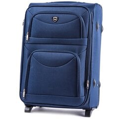 Небольшой чемодан Wings 6802, S, синий цена и информация | Чемоданы, дорожные сумки | kaup24.ee