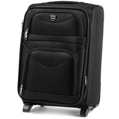 Небольшой чемодан Wings 6802, S, черный цена и информация | Чемоданы, дорожные сумки | kaup24.ee