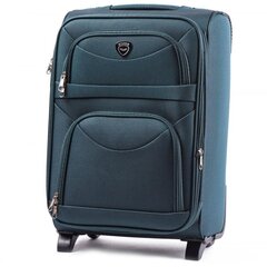 Большой чемодан Wings 6802, L, зеленый цена и информация | Чемоданы, дорожные сумки  | kaup24.ee