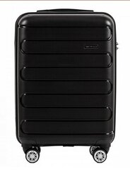 Средний чемодан Wings DQ181-03, М, черный цена и информация | Чемоданы, дорожные сумки | kaup24.ee