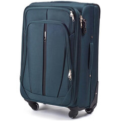 Большой чемодан Wings 1706, L, зеленый цена и информация | Чемоданы, дорожные сумки | kaup24.ee