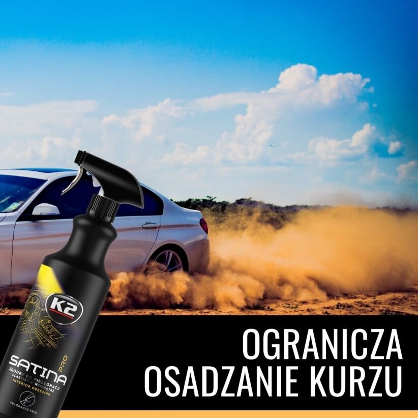 K2 SATINA PRO 1L - sisemine kaste MUSTIKAS hind ja info | Autokeemia | kaup24.ee