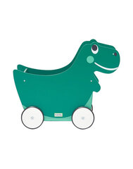 Tõukur ja mänguasjade hoiukast Dino väikelapsele, Rocketbaby, roheline hind ja info | Imikute mänguasjad | kaup24.ee