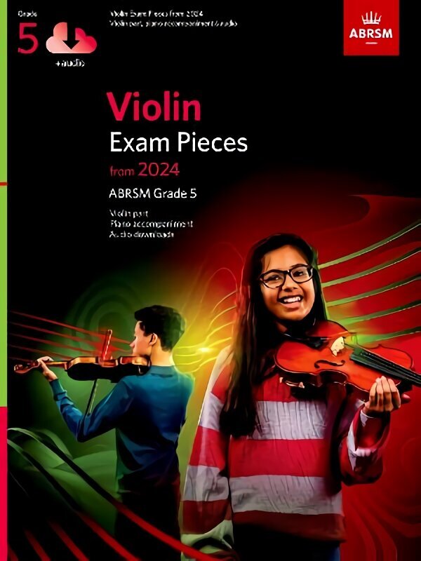 Violin Exam Pieces from 2024, ABRSM Grade 5, Violin Part, Piano Accompaniment & Audio hind ja info | Kunstiraamatud | kaup24.ee