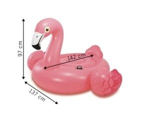 Suur ujumismadrats "Flamingo", 142x137x97 cm hind ja info | Täispuhutavad veemänguasjad ja ujumistarbed | kaup24.ee