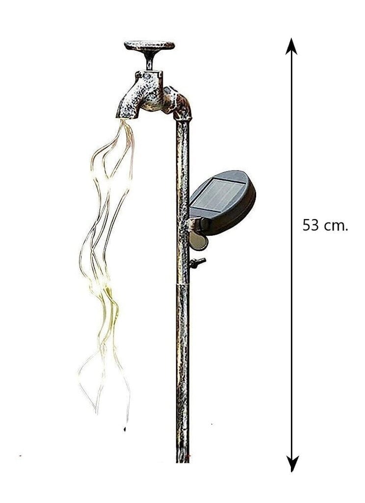 Aia-LED-lamp Metallsegisti цена и информация | Aia- ja õuevalgustid | kaup24.ee