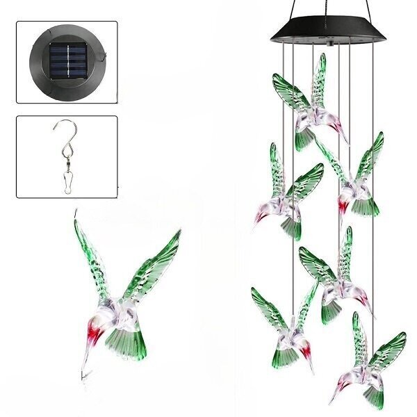 Rippuv aia LED-lamp Koolibrid, 80 cm цена и информация | Aia- ja õuevalgustid | kaup24.ee