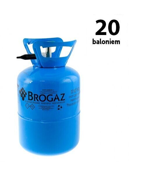 Heelium gaasiballoon balloonidele - 5l / 0,14 m³ / 30 baari hind ja info | Originaalsed seltskonnamängud | kaup24.ee