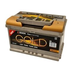 Aku Jenox Gold 75AH 720A hind ja info | Akud | kaup24.ee