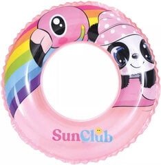 Ujumisrõngas Panda 1050904, 50 cm, roosa hind ja info | Täispuhutavad veemänguasjad ja ujumistarbed | kaup24.ee