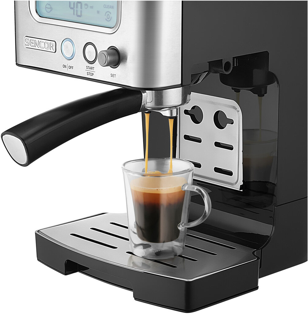 Sencor SES 4090SS poolautomaatne espressomasin hind ja info | Kohvimasinad | kaup24.ee