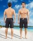 Kouric meeste ujumispüksid, kiiresti kuivavad, must/roosa hind ja info | Ujumispüksid, shortsid | kaup24.ee