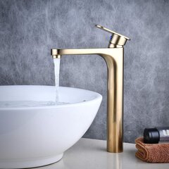 Смеситель для ванной комнаты Gudetap, матовое золото цена и информация | Смесители | kaup24.ee