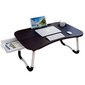 Kokkupandav sülearvuti laud, must hind ja info | Arvutilauad, kirjutuslauad | kaup24.ee