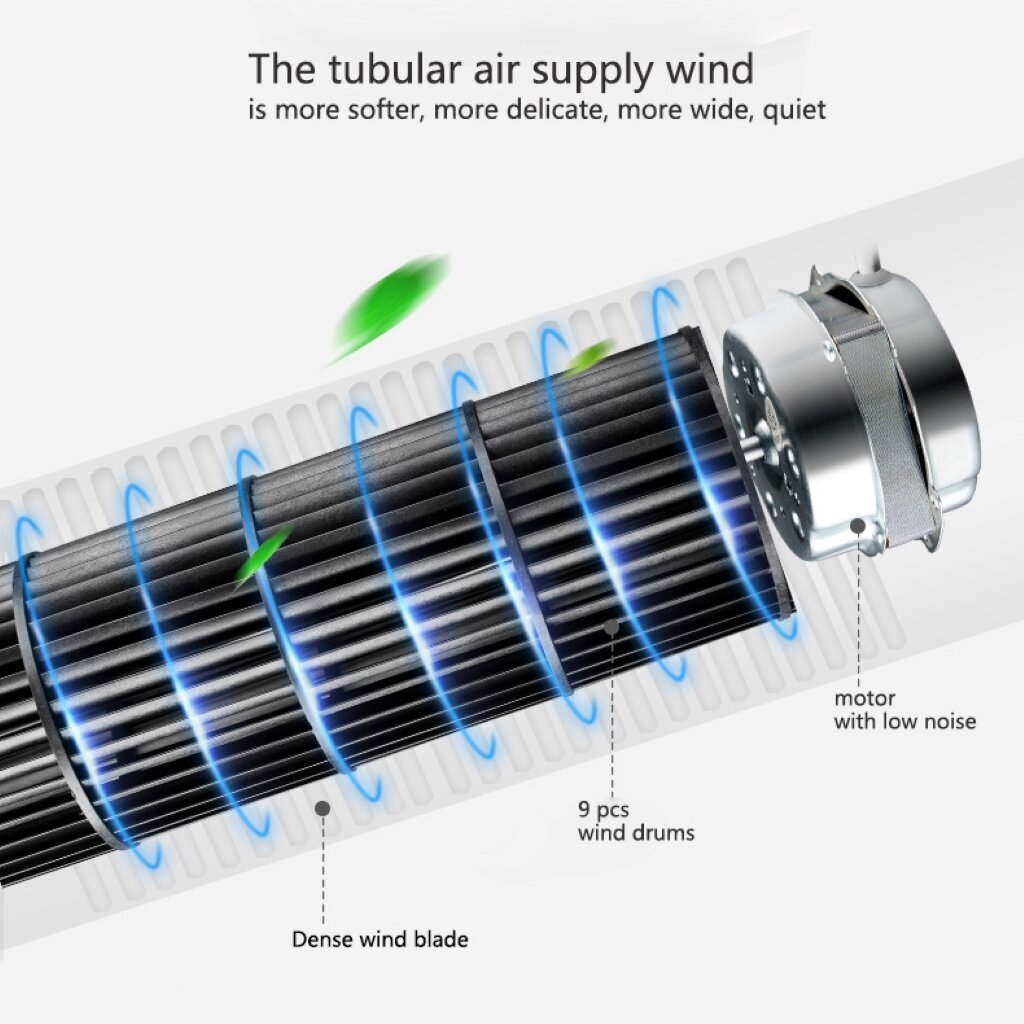 Puldiga tornventilaator Saneo 002240, valge цена и информация | Ventilaatorid | kaup24.ee